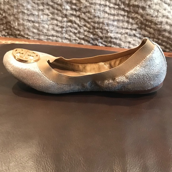 Tory Burch gold metallic flat - Picture 4 of 7